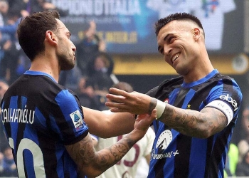 Classifica marcatori Serie A: 36 gol in due per Lautaro Martinez e Hakan Calhanoglu (Foto ANSA)