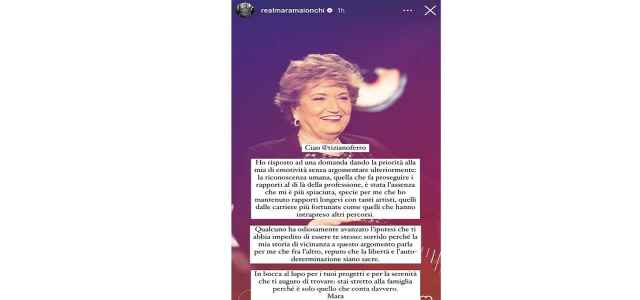 mara maionchi replica tiziano ferro