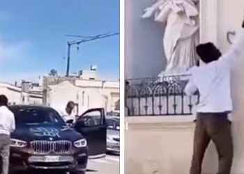 Martano, imbratta chiesa e case scrivendo "Allah Akbar