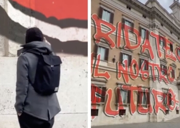 "Ridateci il nostro futuro", murales virtuale a Montecitorio