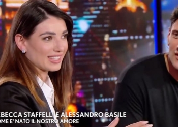 Rebecca Staffelli e Alessandro Basile a Verissimo 2024