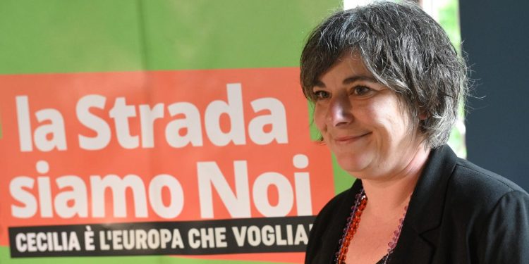 Cecilia Strada, capolista del Pd per il Nord Ovest alle europee (Foto 2024 ANSA/DANIEL DAL ZENNARO)