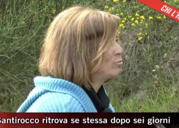 Milena Santirocco in tv (Foto: Chi l'ha visto?)