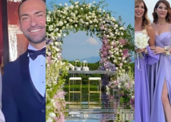 Manila Nazzaro e Stefano Oradei matrimonio foto web (DivaeDonna)