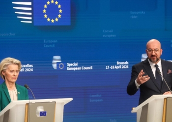 Von der Leyen e Michel