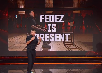 Fedez e Alessandro Cattelan (Screen da rai 2)