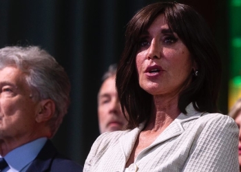 La ministra dell'Università e Ricerca Anna Maria Bernini (Foto 2024 ANSA/ANGELO CARCONI)