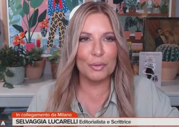 Selvaggia Lucarelli a È sempre Cartabianca