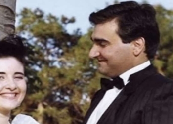 Ida Castelluccio e Nino Agostino nel giorno del matrimonio (Foto: Tg1)