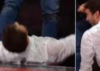 Stefano De Martino caduta a STEP 2024