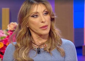 Sabrina Salerno a La Volta Buona (screen da Rai 1)