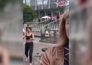 Silvia Sardone aggredita a Torino (screen da video Instagram)