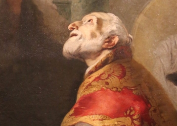 Tiepolo, Apparizione della Vergine a San Filippo Neri (1739-40, particolare)