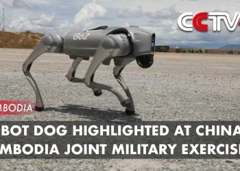 I cani robot dell'esercito cinese (screen da Youtube)