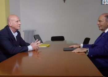 Chico Forti con Bruno Vespa a "Cinque minuti" (screen da video Rai)