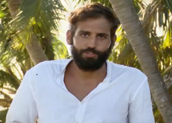 Aras Senol Isola dei Famosi 2024 (screen da TV)