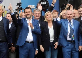 Wilders con Salvini e Le Pen