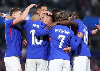 Francia esultanza gol