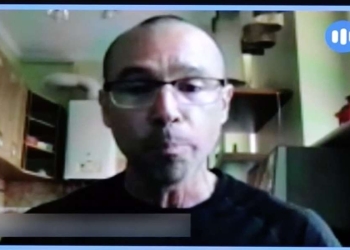 Filippo Zanella in uno dei suoi appelli per la figlia Noemi (Foto: Tgr Emilia-Romagna)