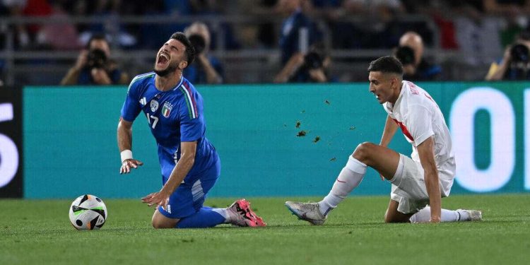 Riccardo Orsolini non giocherà gli Europei 2024 (Foto ANSA)