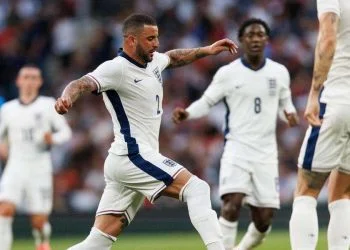 Kyle Walker con l'Inghilterra (Foto ANSA)