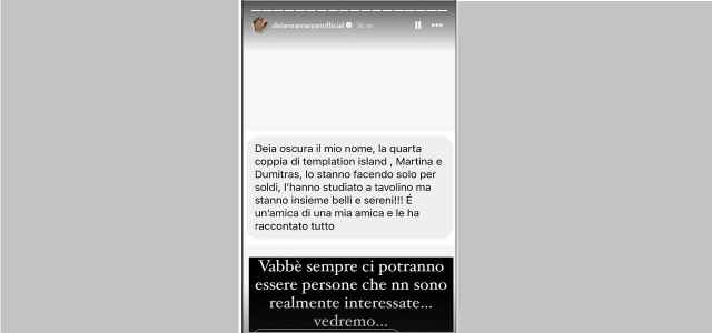 segnalazione raul martina temptation island 2024