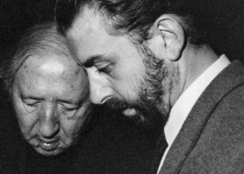 Luigi Giussani (1922-2005) con Enzo Piccinini (1951-1999) (foto dal web)