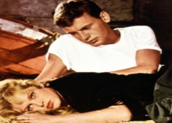 Jean-Louis Trintignant sul set con Brigitte Bardot. (Foto: Web)