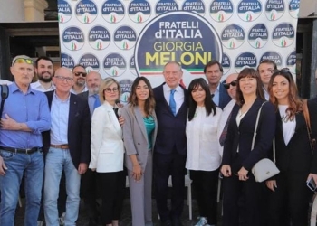 Candidati FdI Rovigo con Urso