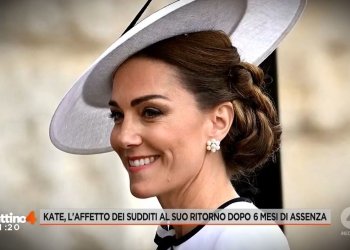 Kate Middleton a Mattino4