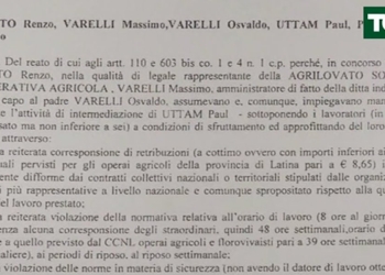 Satnam Singh, il documento pubblicato da Tg La7 su Renzo Lovato