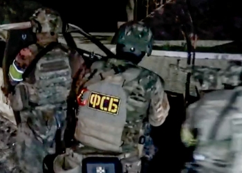 Squadra antiterorrismo in Daghestan (Ansa)