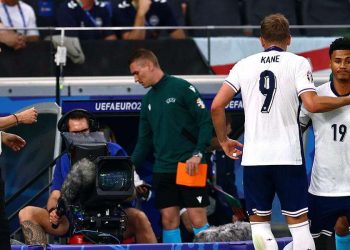 Staffetta nell'Inghilterra tra Harry Kane e Ollie Watkins (Foto ANSA)