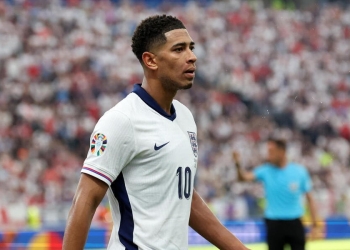 Jude Bellingham con l'Inghilterra agli Europei 2024 (Foto ANSA)