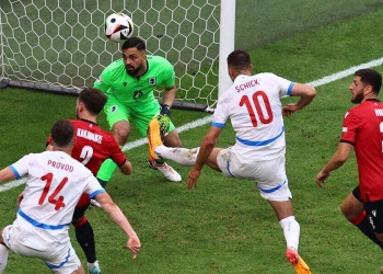 Patrik Schick agli Europei 2024 con la Repubblica Ceca (Foto ANSA)