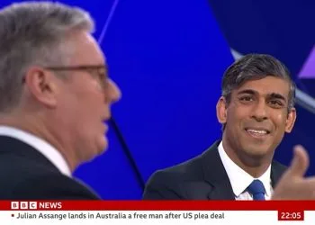 Sunak e Starmer, il dibattito alla BBC
