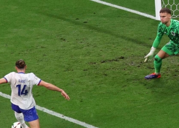 Adrien Rabiot agli Europei 2024 con la Francia (Foto ANSA)