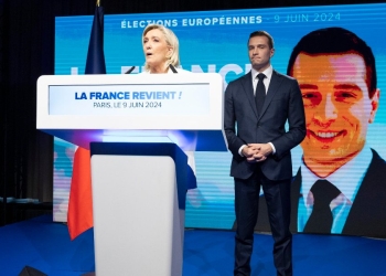 Marine Le Pen e Jordan Bardella