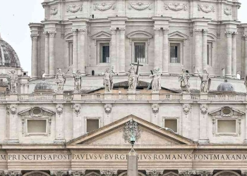 Roma, la Basilica di San Pietro (Ansa)