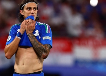 Riccardo Calafiori (Foto Ansa 2024 EPA/FILIP SINGER)