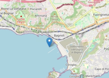 Terremoto ai Campi Flegrei oggi (screen da Ingv)