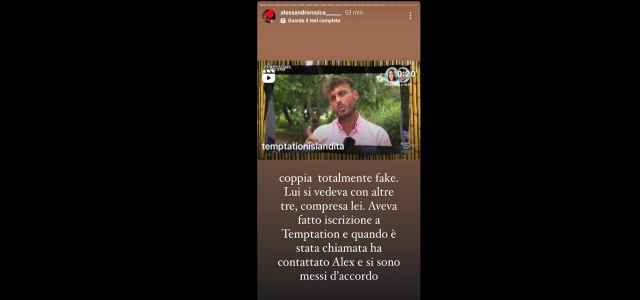 alex vittoria temptation island