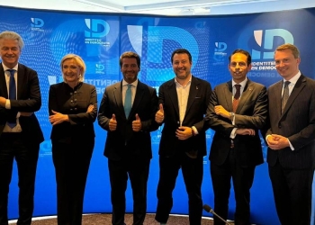 Salvini e Le Pen, gruppo ID