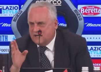 Claudio Lotito, screen da X.com