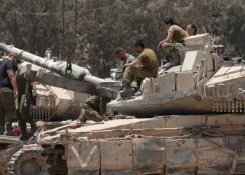 Carri Israele nella Striscia di Gaza