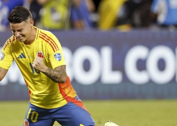 James Rodriguez è in finale di Copa America 2024 con la Colombia (Foto ANSA)