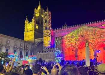 Festino di Santa Rosalia a Palermo, 14 luglio 2023. ANSA (NPK)