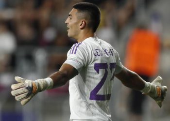 Leo Roman con la Spagna Under 21 (Foto ANSA)