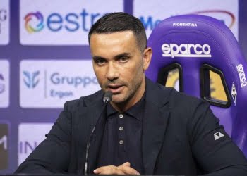 Raffaele Palladino, allenatore della Fiorentina (Foto ANSA)