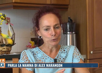 La mamma di Alex Marangon (Zona Bianca)